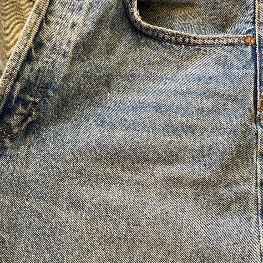 Agolde 90’s Jean Loose Blue Straight Jeans Classic Denim Style - Picture 5 of 6